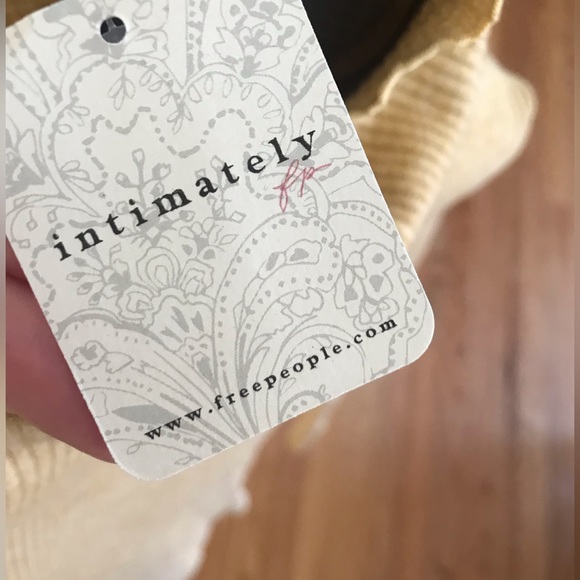 Free People intimately beige-yellow bodysuit - Picture 3 of 4